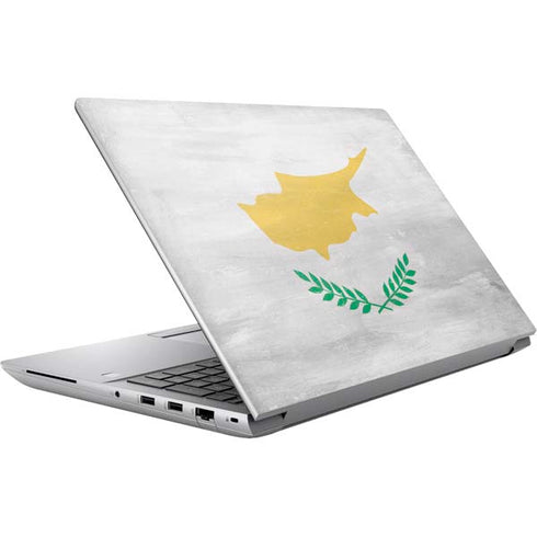 Cyprus Flag Distressed HP ZBook Fury 16 G10 Skin